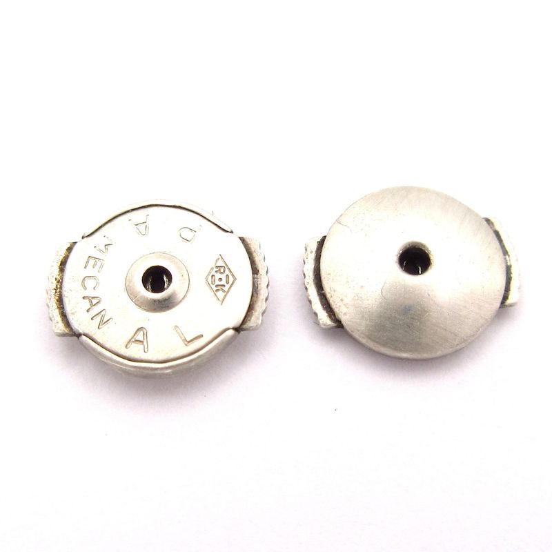 Hermes Earrings Chaine D'ancre Silver Hoop