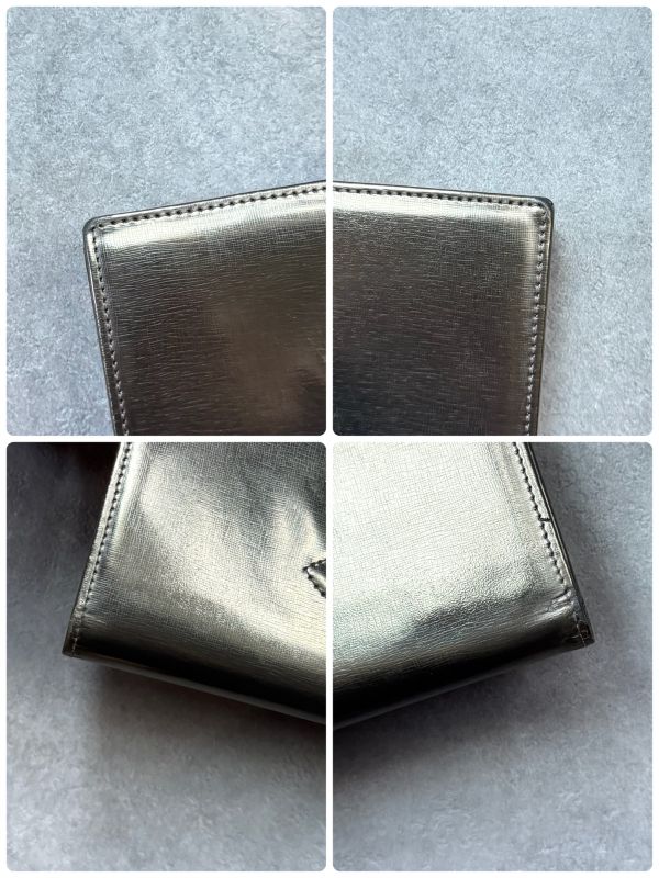 Chanel Coco Long Wallet with Clasp Gold Leather Bifold Wallet Authenticity