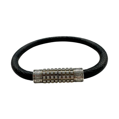 Louis Vuitton Bracelet Women Men Brand Graphite Damier Graphite Canvas Bracelet
