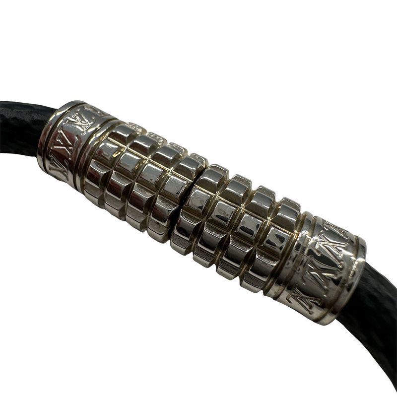 Louis Vuitton Bracelet Women Men Brand Graphite Damier Graphite Canvas Bracelet
