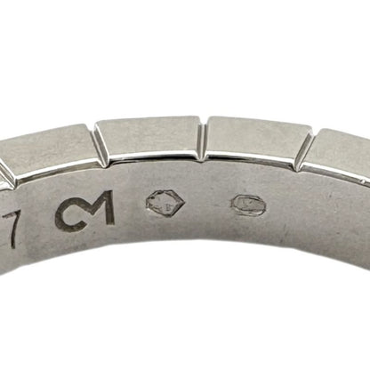 Cartier Lanier Ring Size 18.5 18k Gold 18kwhite Gold Unisex Cartier Preowned