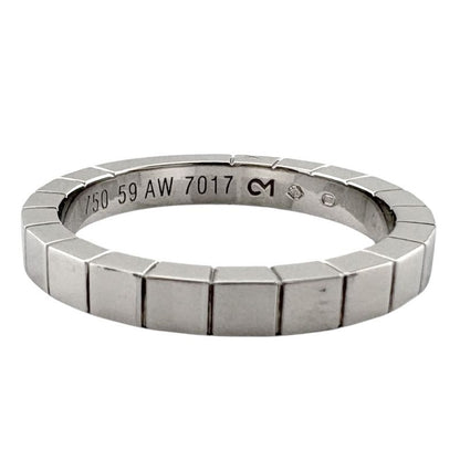 Cartier Lanier Ring Size 18.5 18k Gold 18kwhite Gold Unisex Cartier Preowned