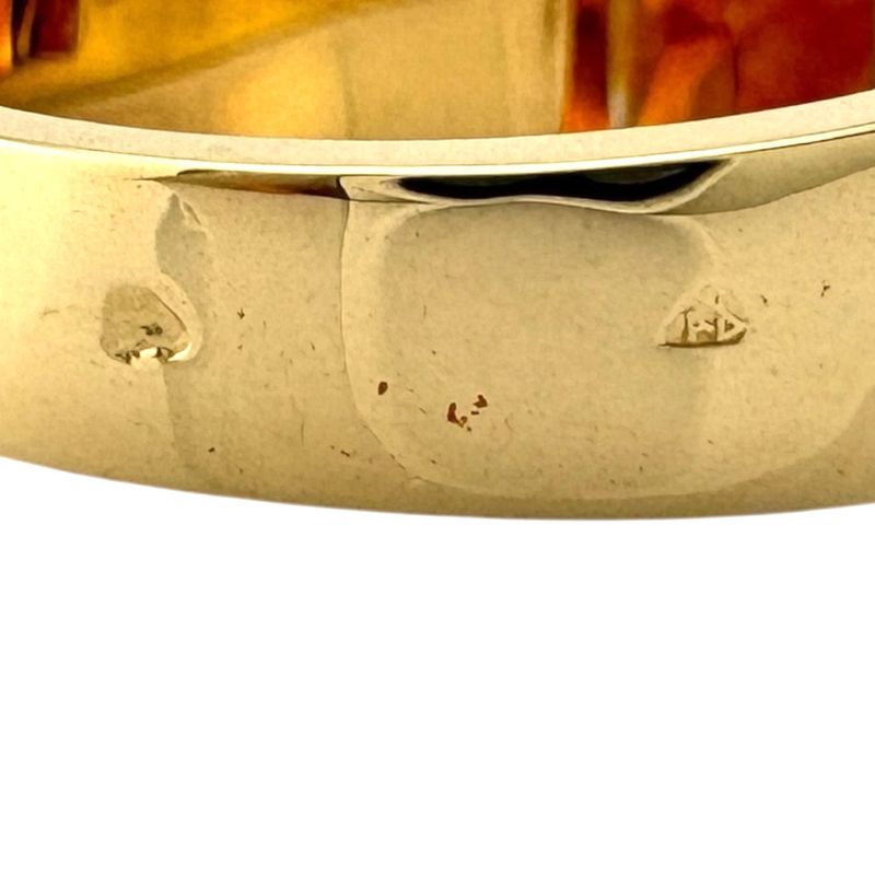 Cartier Tank Citrine Ring Size 17 18k Gold 18K Yellow Gold Citrine Unisex