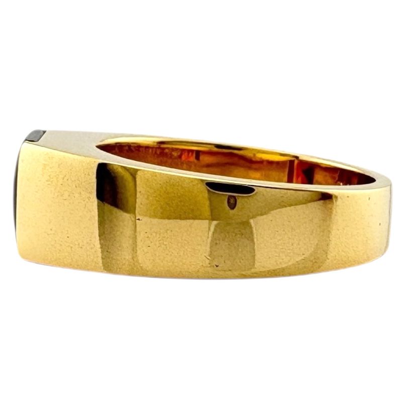 Cartier Tank Citrine Ring Size 17 18k Gold 18K Yellow Gold Citrine Unisex