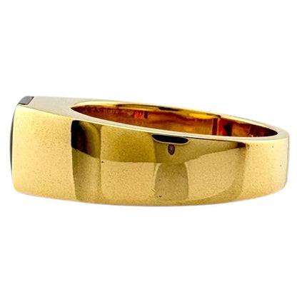 Cartier Tank Citrine Ring Size 17 18k Gold 18K Yellow Gold Citrine Unisex