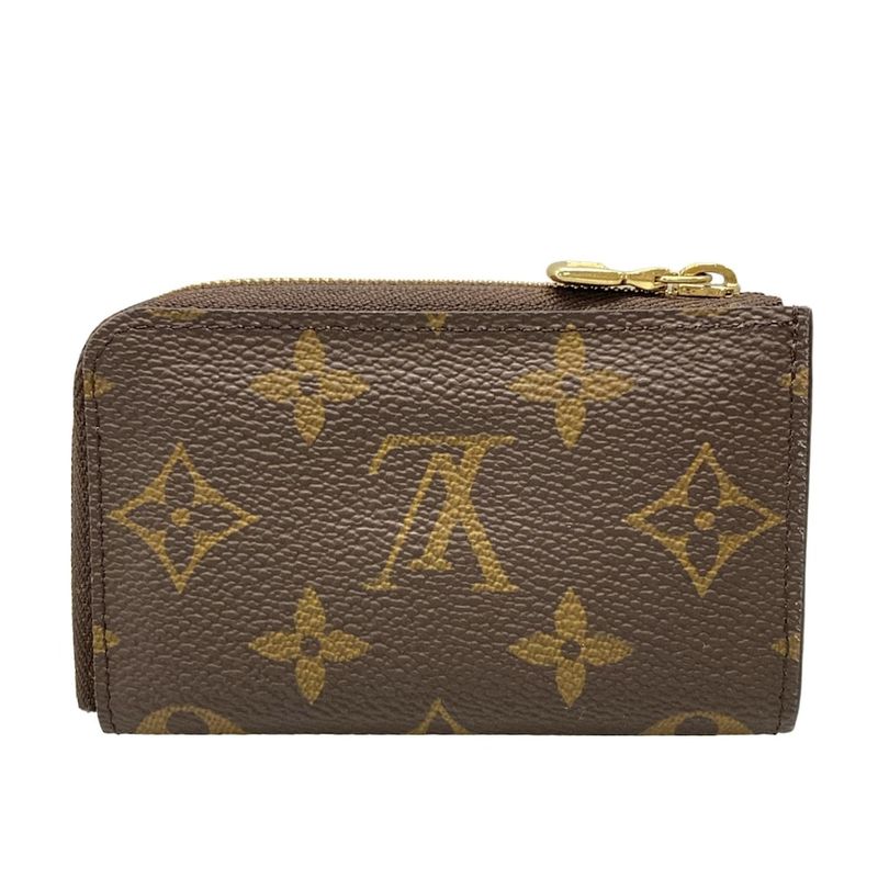 Louis Vuitton Coin Case Monogram Porte Cles Noir M83612 Blue Olympe