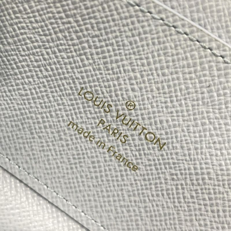 Louis Vuitton Coin Case Monogram Porte Cles Noir M83612 Blue Olympe