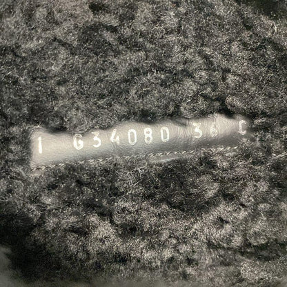 Chanel Short Boots 36 C Women - G34080 Black and Ivory Leather Mouton