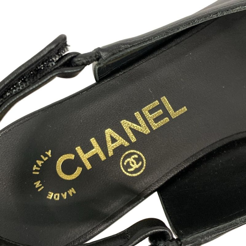 Chanel Sandals 36 1 2 C Women's Excellent Condition - G45689 Black 2024ss