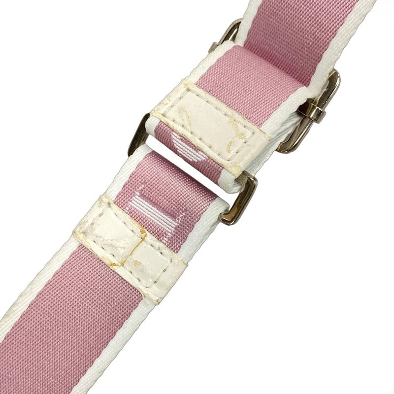 Dior Christian Dior Shoulder Bag Trotter Pink and White Rhinestone Pearl Flower