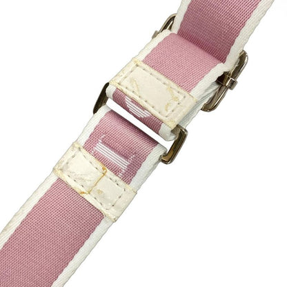 Dior Christian Dior Shoulder Bag Trotter Pink and White Rhinestone Pearl Flower