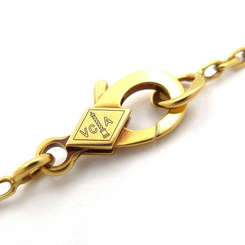 Van Cleef & Arpels Necklace Vintage Alhambra Vcarp2r700 18k Yellow Gold X Gold