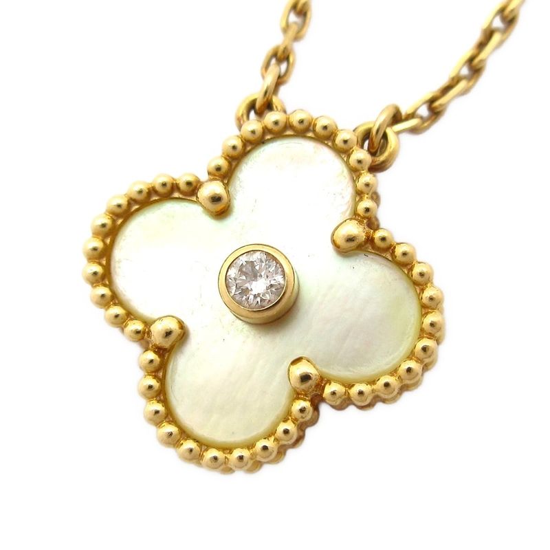 Van Cleef & Arpels Necklace Vintage Alhambra Vcarp2r700 18k Yellow Gold X Gold