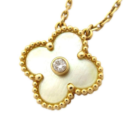 Van Cleef & Arpels Necklace Vintage Alhambra Vcarp2r700 18k Yellow Gold X Gold