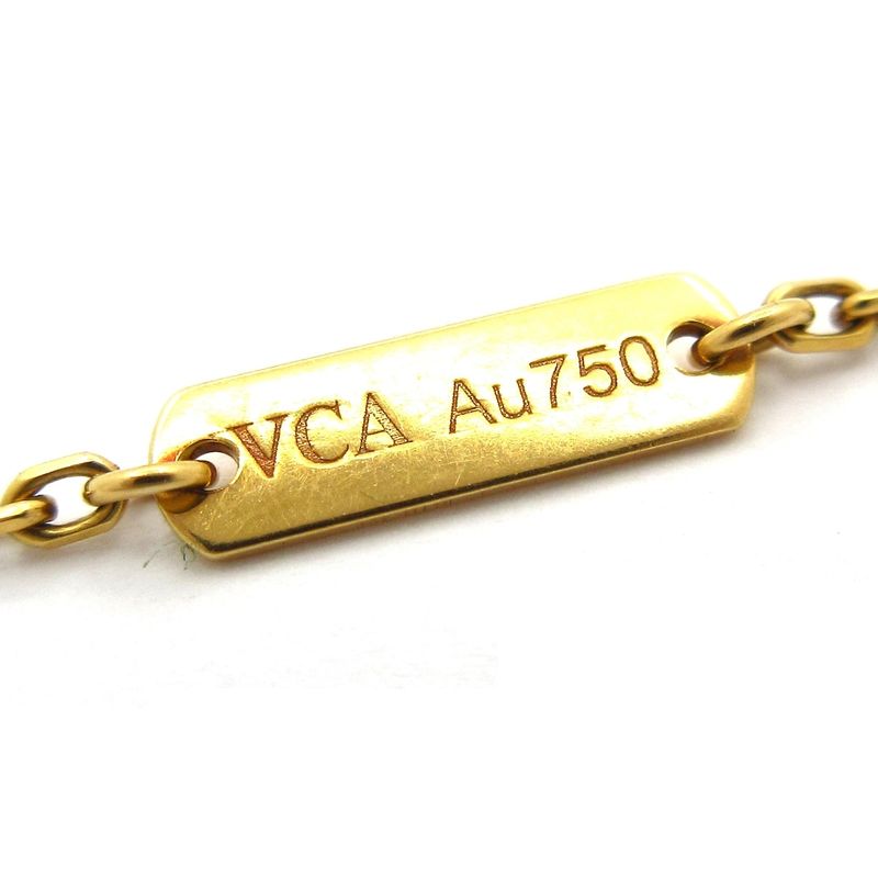 Van Cleef & Arpels Necklace Vintage Alhambra Vcarp2r700 18k Yellow Gold X Gold