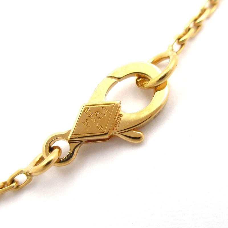 Van Cleef & Arpels Necklace Excellent Condition Vintage Alhambra 18k Pink Gold