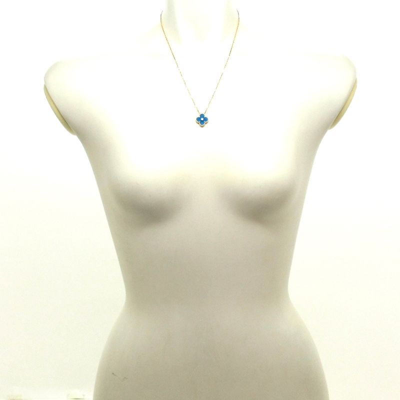 Van Cleef & Arpels Necklace Excellent Condition Vintage Alhambra 18k Pink Gold