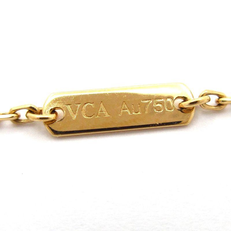 Van Cleef & Arpels Necklace Excellent Condition Vintage Alhambra 18k Pink Gold