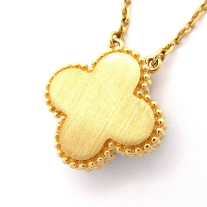 Van Cleef & Arpels Necklace Excellent Condition Vintage Alhambra 18k Pink Gold