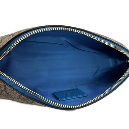 Gucci Pen Case GG Plus GG Supreme 662129 Beige X Dark Brown X Blue Donald Duck