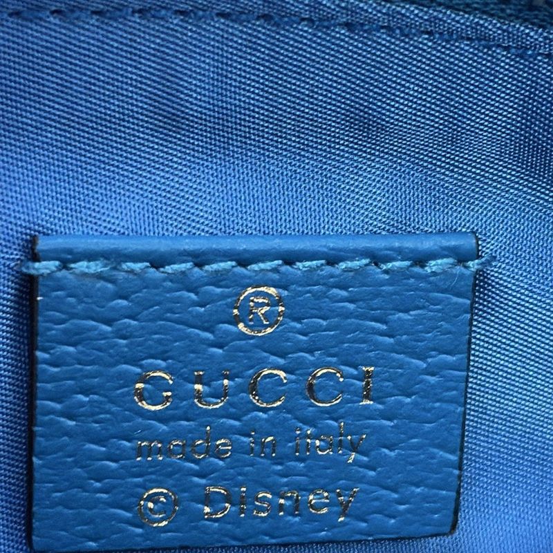 Gucci Pen Case GG Plus GG Supreme 662129 Beige X Dark Brown X Blue Donald Duck