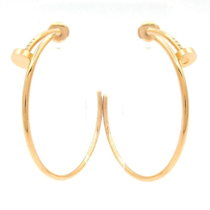 Cartier Earrings Excellent Condition Juste Un Clou 18k Pink Gold