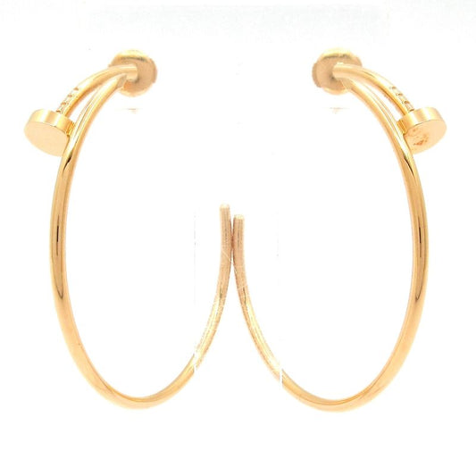 Cartier Earrings Excellent Condition Juste Un Clou 18k Pink Gold