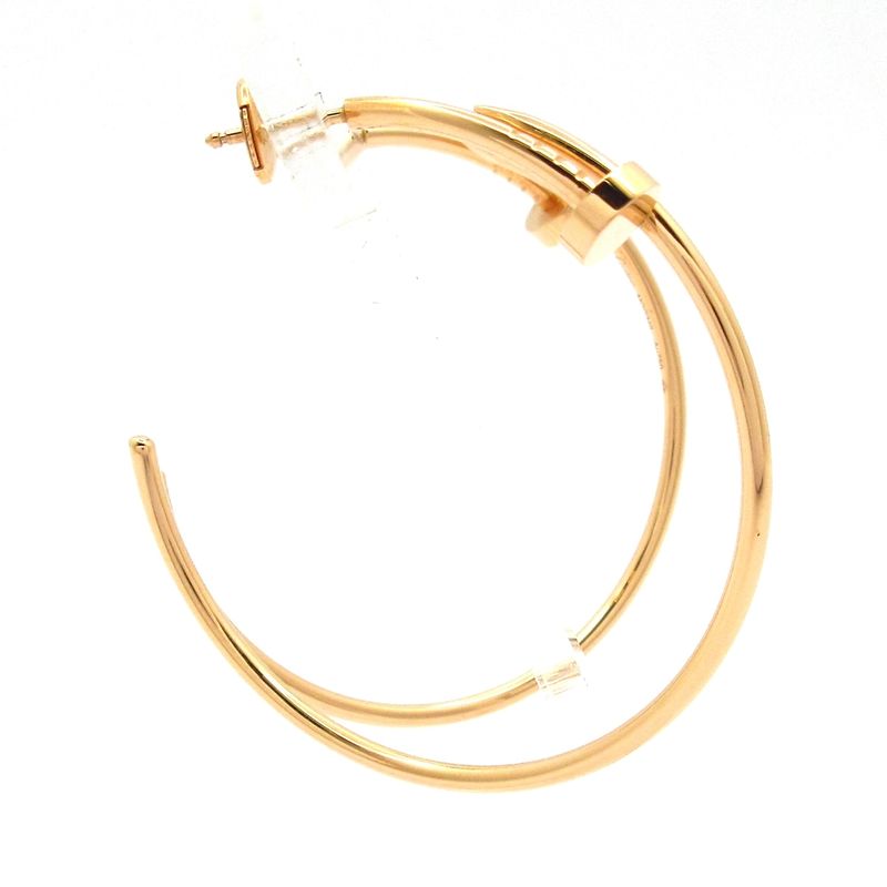 Cartier Earrings Excellent Condition Juste Un Clou 18k Pink Gold