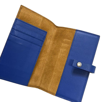 Bottega Veneta Notebook Excellent Condition - Red X Navy Leather