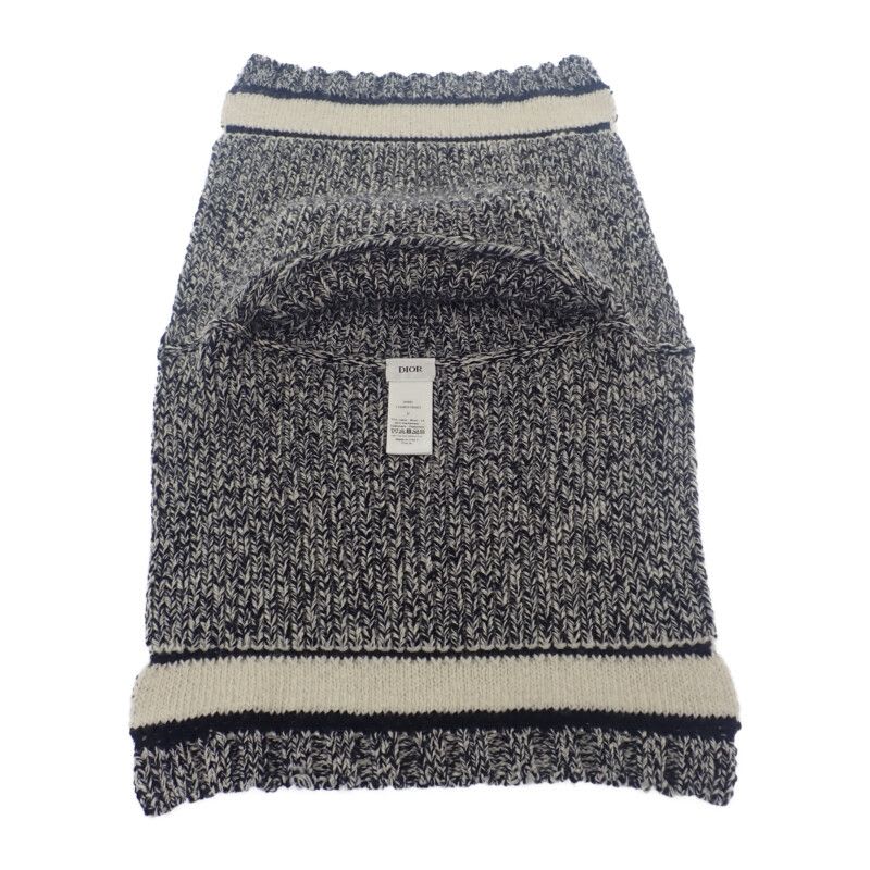 Dior Turtleneck Warmer 11 Dwi316 I007 Snood Wool Cashmere Black Women's Autumn Win