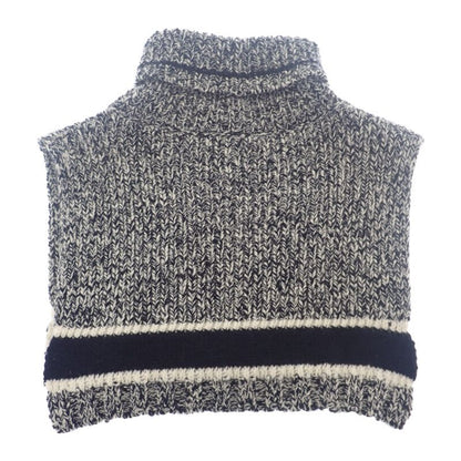 Dior Turtleneck Warmer 11 Dwi316 I007 Snood Wool Cashmere Black Women's Autumn Win