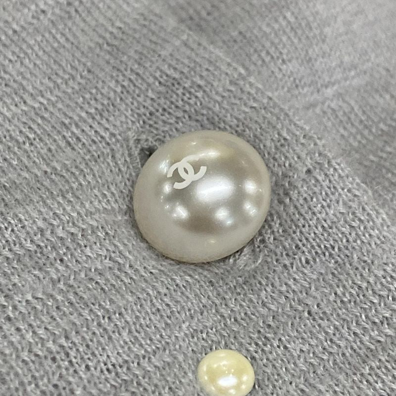 Chanel Long Sleeve Sweater Size 34 S Women's Excellent Condition - P50018 Gray