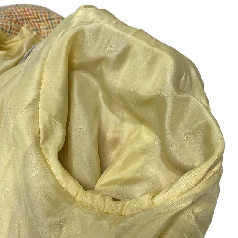 Chanel Skirt Suit Size 42 L Women - P02677 Beige X Orange X Multi Tweed