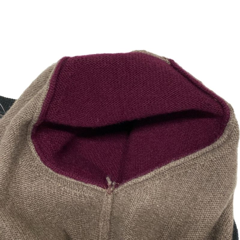 Chanel Cardigan Size 34 S Women's Excellent Condition P42029 Brown X Dark Green