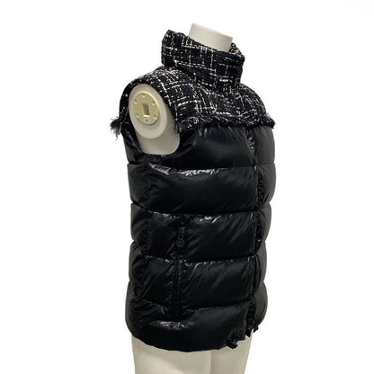 Chanel Down Vest Size 34 S Women's Excellent Condition Coconeige P59430 Black