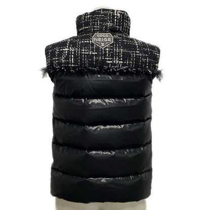 Chanel Down Vest Size 34 S Women's Excellent Condition Coconeige P59430 Black