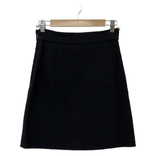 Gucci Skirt Size 40 M Women's Excellent Condition 481219 Black Tweed 2017