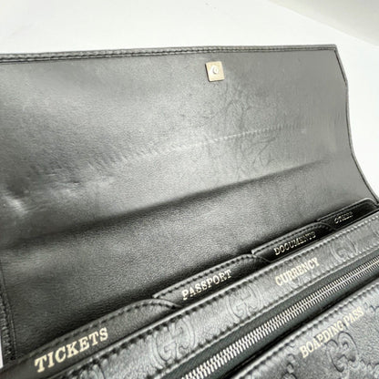 Gucci Travel Bag Clutch Bag GG with Box 163252 Black
