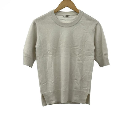 Hermes Short Sleeved Sweater Size 40 M Women's Excellent Condition - Ivory