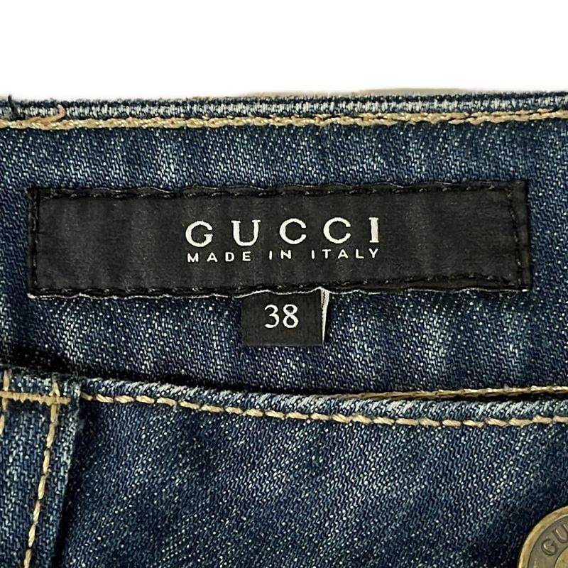 Gucci Jeans Size 38 S Women's 184672 Blue 2007