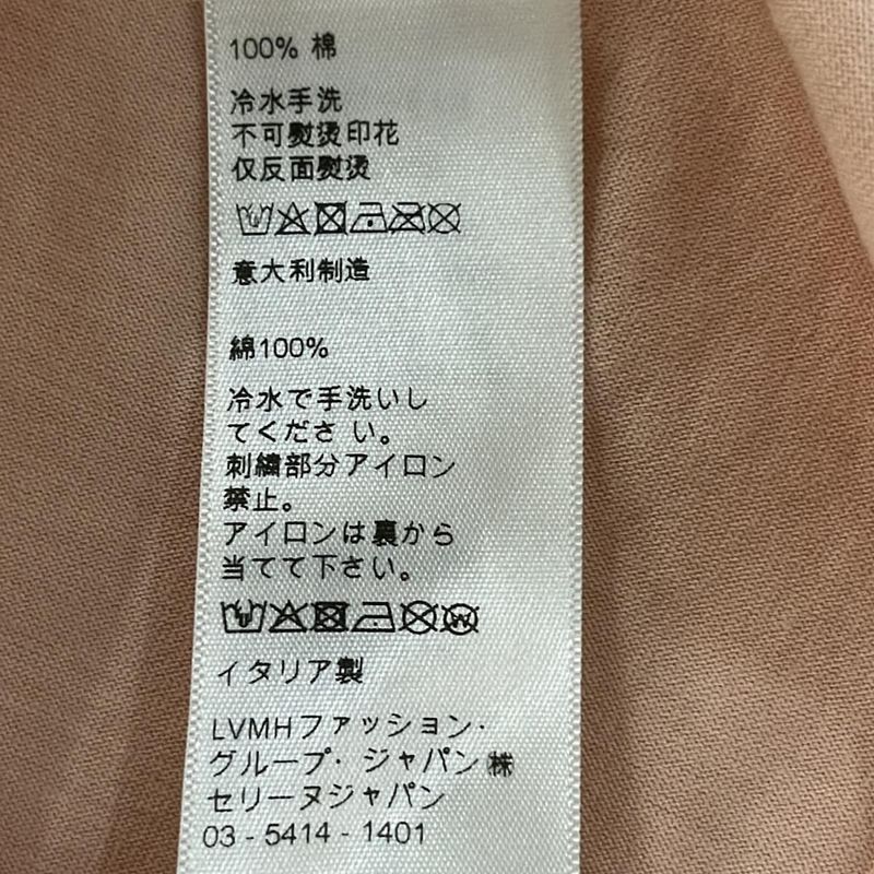 Celine Short-Sleeved T-Shirt Size L Women - 2x351501f Pink Logo Embroidery