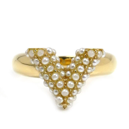 Louis Vuitton Metal Escential V Pée Lou Ring - Ring M68364 Va0139 Size 12.5