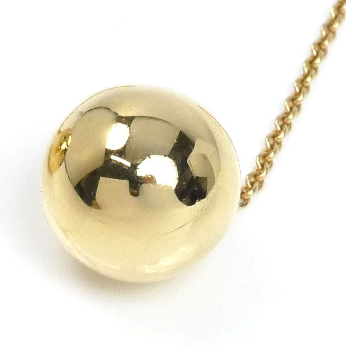 Tiffany & Co 18k Yellow Gold Yellow Gold Hardware Ball Earrings 9.0g Ladies Used