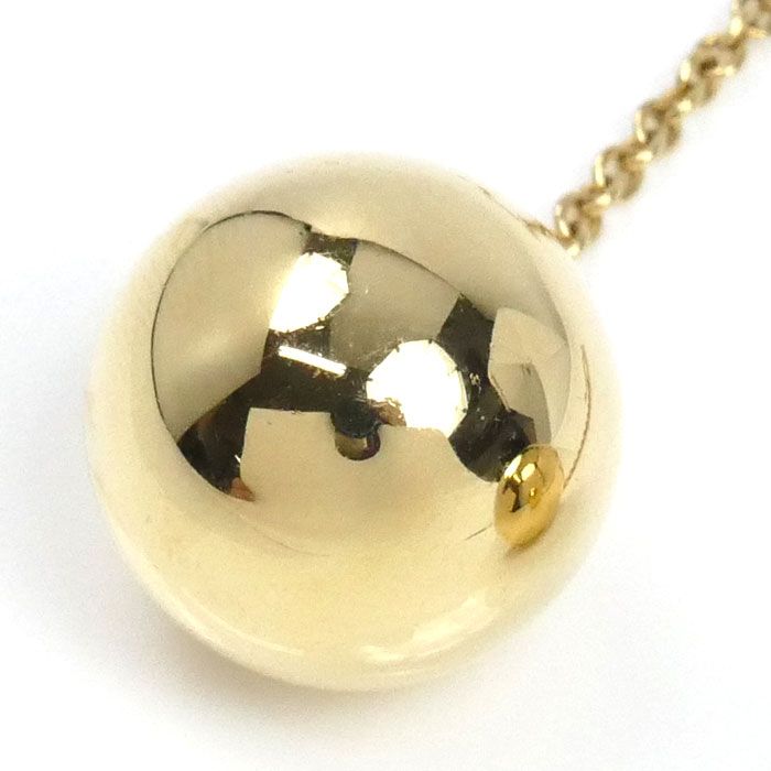 Tiffany & Co 18k Yellow Gold Yellow Gold Hardware Ball Earrings 9.0g Ladies Used