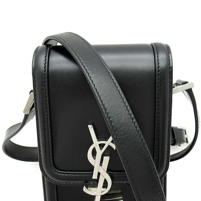 Yves Saint Laurent Solferino Mini Shoulder Bag 753963 Leather Women's Shoulder