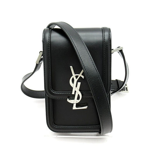 Yves Saint Laurent Solferino Mini Shoulder Bag 753963 Leather Women's Shoulder