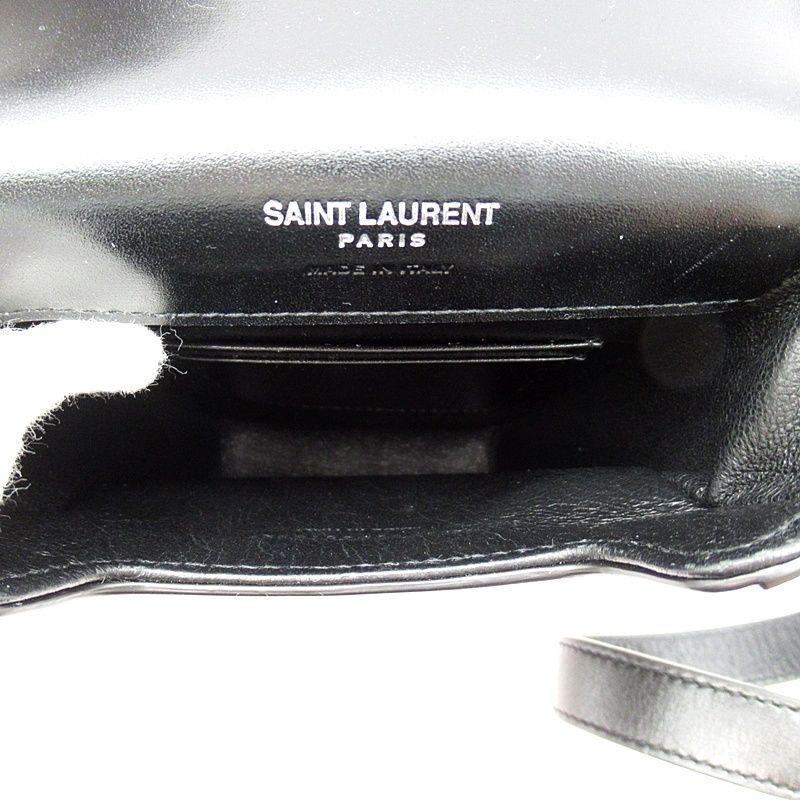 Yves Saint Laurent Solferino Mini Shoulder Bag 753963 Leather Women's Shoulder