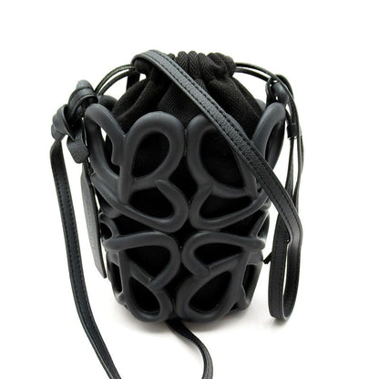 Loewe Anagram Inflated Pocket Shoulder Bag Rubber Canvas Women's Shoulder Bag