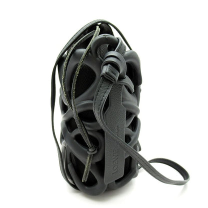 Loewe Anagram Inflated Pocket Shoulder Bag Rubber Canvas Women's Shoulder Bag