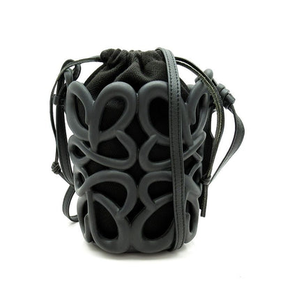 Loewe Anagram Inflated Pocket Shoulder Bag Rubber Canvas Women's Shoulder Bag